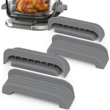 Lot de 4 Manchons de Poignée en Silicone [Résistants à la Chaleur] pour Récipient en Verre pour  Cleancrisp 2,5 QT/4 QT/6 QT