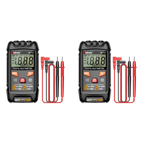 2X ANENG M113  Digital Multimeter AC/ Voltage Meter 1999 Counts Multimetro Ohm NCV Electricity Tools