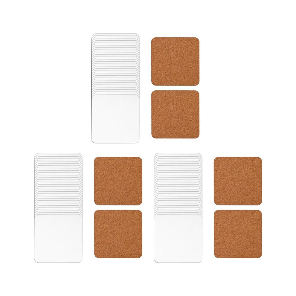 120Pcs Sublimation Square Coasters, Cardboard Coasters, 4X4in Hardboard Coaster Wooden Coaster 6032724601588