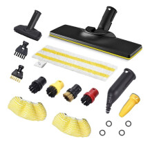 Brosse à Vapeur, Petite Brosse Ronde, Tampon de Rechange pour Balai à Franges pour SC1 SC2 SC3 SC4 SC5 - Outil de Remplacement pour Éliminer