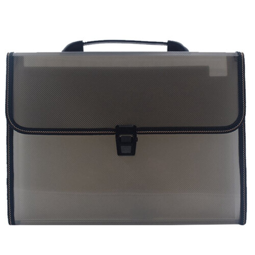 2X Portable Expanding File Folder 13 Pocket A4 Accordion File Document Organizer Test Paper Folder 2