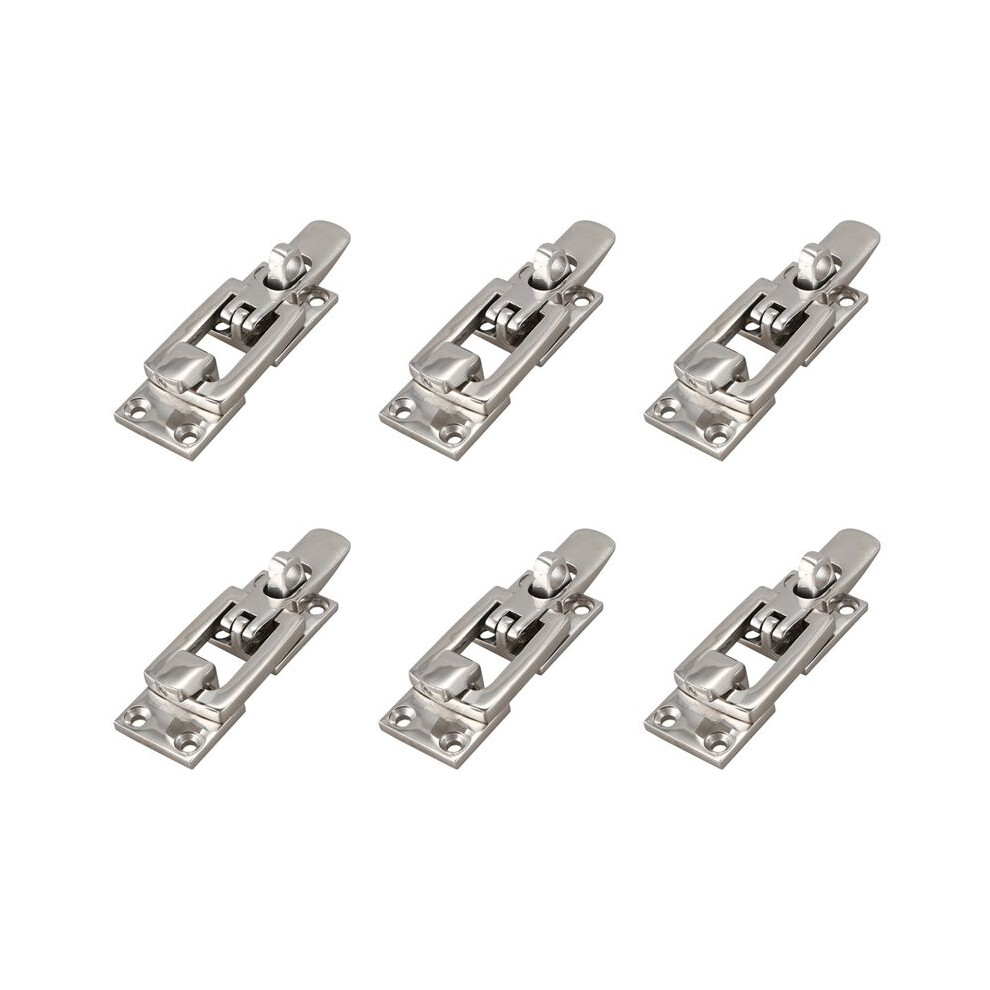 6X 316 Stainless Steel Marine Boat Door Lock Catch Anti-Rattle Fastener Clamp 70Mm Marine Hardware 4711537137829