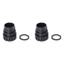 2X Frisdrankflesadapter voor Terra Soda Steam Maker en Sodastreams Glazen Fles 0,7L, Glazen Flessen Snelkoppelingsadapter