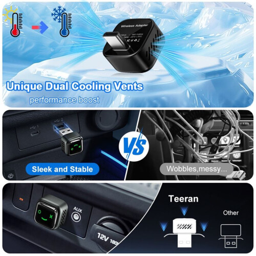 Adaptateur CarPlay pour Android Auto 2 en 1 2026 AI  Box 2