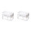 2X Kitchen Sink Drain Soap Dispenser Dishwashing Soap Press Soap Box with Sponge Kitchen Detergent Container 1