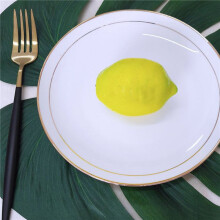 200 Piezas de Limones Artificiales Limones Falsos Limones Falsos Frutas en Amarillo 3 Pulgadas de Largo X 2 Pulgadas de Ancho