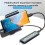 2X M. 2 NVME/NGFF  SSD Enclosure with Display Screen Intelligent Digital Health Detection USB3.2 Gen2 Type-C 10Gbps 9