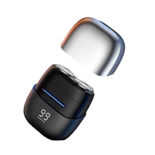 Small Waterproof Shaving Tool Featuring Digital-Black