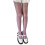 Bas collants en maille transparente pour femmes, français-Violet 1