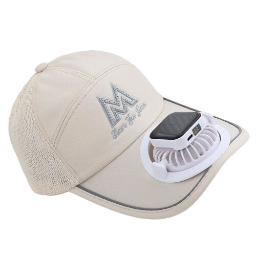 Chapeau de ventilateur de refroidissement à panneau-Beige