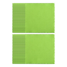 Chiffon de polissage professionnel pour argent, 50-Vert bourgeon