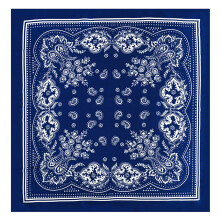 70x70cm Stylish Ladies Neck Scarf Soft and Breathable-Deep Blue