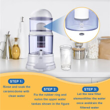 Filtre en Céramique de Remplacement 4Pc Purificateur D'Eau Minérale Magnétisée Filtre à Eau Filtres à Eau Hémisphère en Céramique