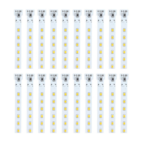 40PCS 1.2V Solar Circuit Board DIY Flame Light Control Board Battery Candle Light Driver Board with 12 LED Controller 1