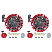 2X GX160 Pull Start Assembly GX120 GX200 Linka Rozrusznika Ręczny z Kielichem Pully dla Rolair Blackmax