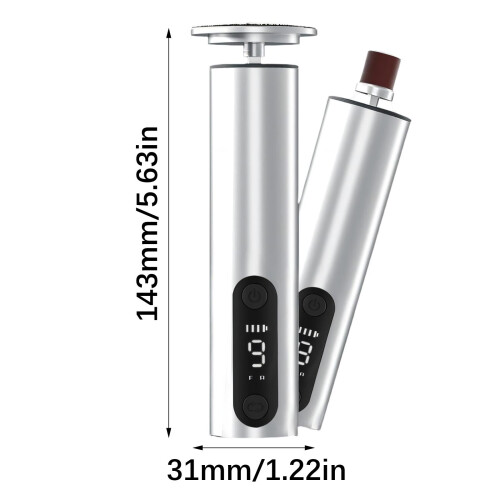Kit de pédicure polyvalent pour talons et orteils,-Argent 1