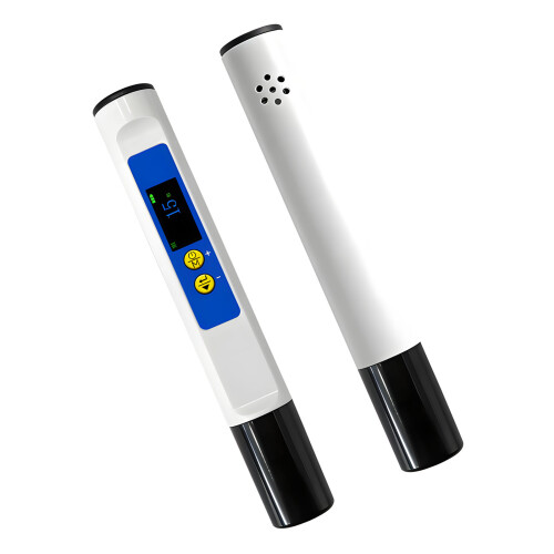 Dunne digitale meter met detectie van vaste stoffen,