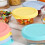 Assorted Color Silicone Replacement Lid 4 Piece Glass-Green 3