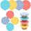 Assorted Color Silicone Replacement Lid 4 Piece Glass-Green 5