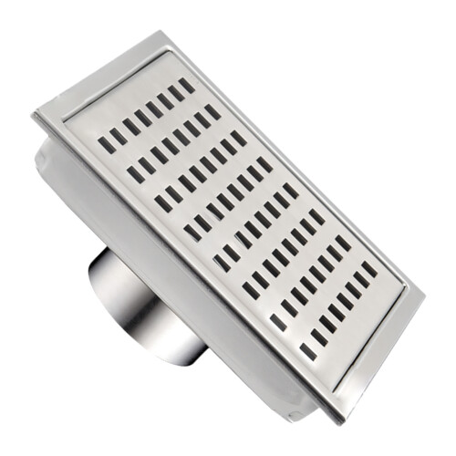 Floor Strainer Stainless Steel Floor Drain -Brushed 11cm