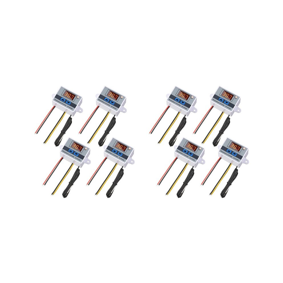 8Pc Xh-W3001 Digital Temperature Controller Module Thermostat Waterproof Probe Electronic Thermostat 12V 10A 120W 6032008880395