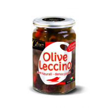 Sorte oliven i krydret lage Nere Leccino 285g - Citres