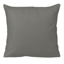 Taie d'oreiller en satin 40x40 gris 037 uni