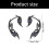 Fashionable Oversized Ear Cuffs Punk Mechanical Ear-silver 4