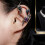 Fashionable Oversized Ear Cuffs Punk Mechanical Ear-silver 5