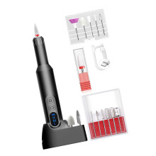Rechargeable Nail Polisher Features 20000 Speed Motor And-Black