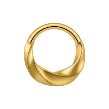 Unieke geometrische vorm neusring body piercing sieraden-6 Goud