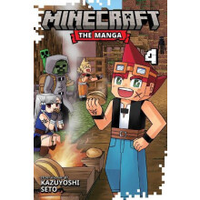Minecraft The Manga Vol. 4 by Kazuyoshi Seto Paperback Book