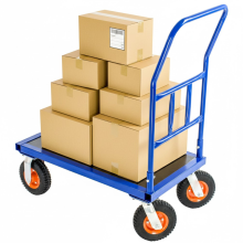Raktári platformkocsi 90x50 300 kg masszív teherbírással