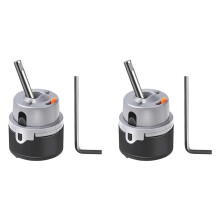 2X RP50587 Filtervervanging voor Enkelvoudige Keuken- en Badkamerkraan Reparatieonderdelen Universele Driehoekkraan