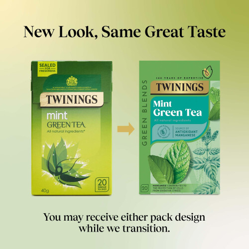 Twinings Twinings Green Tea & Mint 20 Tea Bags 1