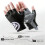 1 Pair Half Finger Gloves For Cyclists Adjustable Sizing-Blue M 3