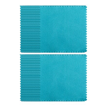 Set of 50 Soft Silver Polish Cloth Jewelry Care Cloth-Navy blue