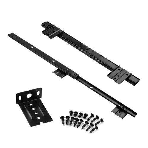 Steel Keyboards Shelf With Smooth Gliding Rail Space Saving-1