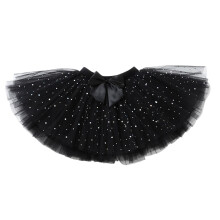 Prinses Tutu Rok Baby Meisjes Gelaagde Tule Jurk-Zwarte M