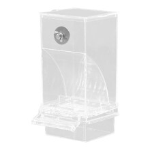 Transparente Vogelfutterspender, Automatischer Papageien-Futterspender, TräNke, SamenfutterbehäLter, KäFig für Kleine und MittelgroßE Sittiche