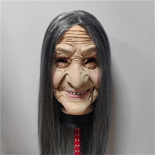 Halloween Oma Latexmaske