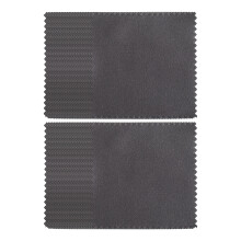 Pack of 50 Soft Thickened Jewelry Cleaning Cloths-Dark gray