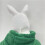 (Conejo) Máscara de látex de conejo blanco 3
