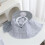 Unisex Solar Charged Ventilation Hat Offering Sun-Light blue 8