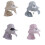Unisex Solar Charged Ventilation Hat Offering Sun-Light blue 10
