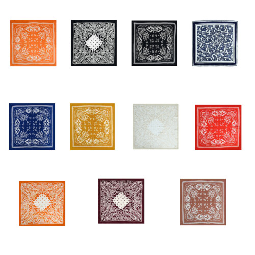 Lightweight Women's Head Wrap Square-Ty1pe B ora1nge 2