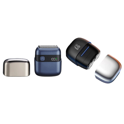 Rechargeable Electric Groomer Having Display Screen And-Blue 1