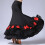 Ballroom Dance Skirt With Sparkling Sequins Comfortable-B 4