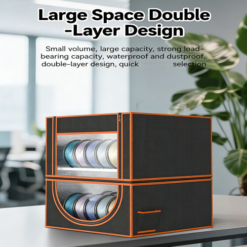 Pack of 24 Tall Capacity 3D Typesetter Thread Storage 5-Red 1