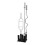 Barbell Storage Stand Vertical Barbell Holder with 5 Holes 9